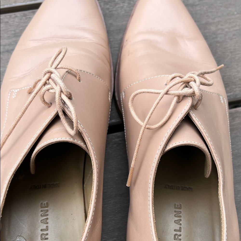 Everlane The Modern Oxford Blush Creme Leather Derby Shoes - Size 10.5 - Picture 13 of 16
